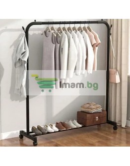 Щендер стойка за закачалка за дрехи и обувки стомана